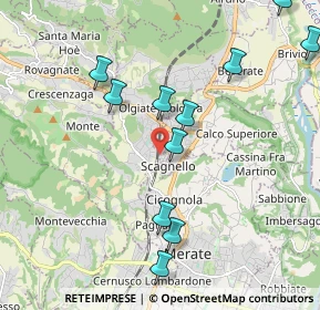 Mappa Via Indipendenza, 23887 Olgiate Molgora LC, Italia (2.18455)