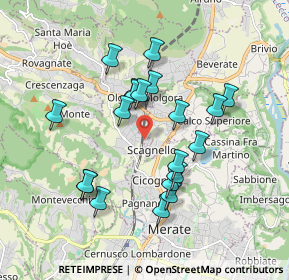 Mappa Via Indipendenza, 23887 Olgiate Molgora LC, Italia (1.652)