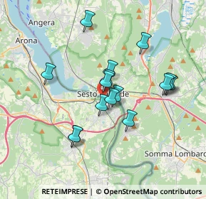 Mappa Via Primo Maggio, 28053 Castelletto sopra Ticino NO, Italia (3.004)