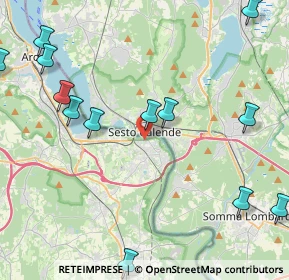 Mappa Via Primo Maggio, 28053 Castelletto sopra Ticino NO, Italia (5.75857)