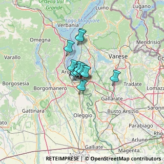 Mappa Via Primo Maggio, 28053 Castelletto sopra Ticino NO, Italia (6.095)