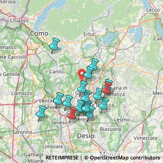 Mappa Cascina Incasate, 22060 Carugo CO, Italia (6.61706)