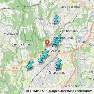 Mappa Via Grandi, 22060 Carugo CO, Italia (1.75167)