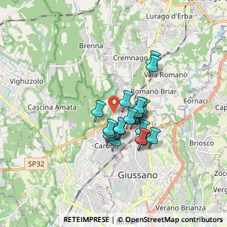 Mappa Cascina Incasate, 22060 Carugo CO, Italia (1.208)