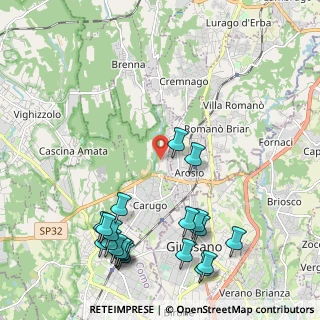 Mappa Via Grandi, 22060 Carugo CO, Italia (2.6695)
