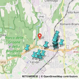 Mappa Via Grandi, 22060 Carugo CO, Italia (0.9175)