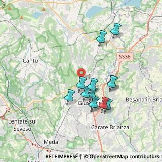 Mappa Cascina Incasate, 22060 Carugo CO, Italia (3.22385)