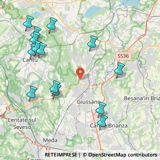 Mappa Via Grandi, 22060 Carugo CO, Italia (5.18786)