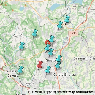 Mappa Via Grandi, 22060 Carugo CO, Italia (3.75)