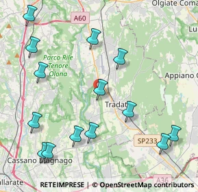 Mappa Via Bucaneve, 21049 Tradate VA, Italia (4.99)