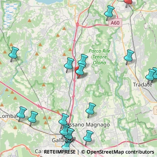 Mappa Piazza Madonnina, 21048 Solbiate Arno VA, Italia (6.10333)