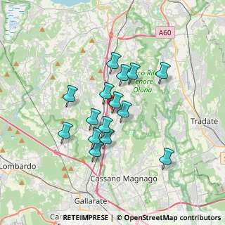 Mappa Piazza Madonnina, 21048 Solbiate Arno VA, Italia (2.80267)