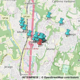 Mappa Piazza Madonnina, 21048 Solbiate Arno VA, Italia (0.588)