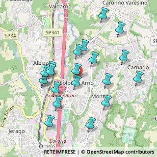 Mappa Piazza Madonnina, 21048 Solbiate Arno VA, Italia (0.984)