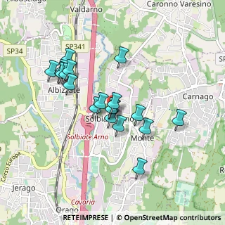Mappa Piazza Madonnina, 21048 Solbiate Arno VA, Italia (0.784)