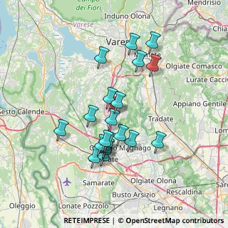Mappa Piazza Madonnina, 21048 Solbiate Arno VA, Italia (6.4585)