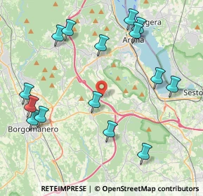 Mappa Via Cascina Sant' Iginio, 28013 Gattico NO, Italia (4.794)