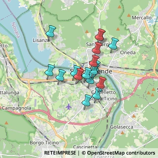Mappa Via 1° Maggio, 28053 Castelletto sopra Ticino NO, Italia (1.28588)