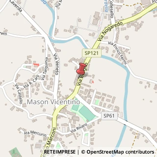 Mappa Via Braglio, 11, 36064 Mason Vicentino, Vicenza (Veneto)