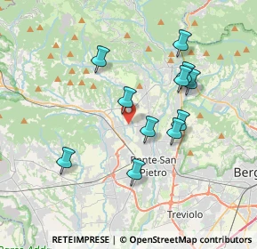 Mappa Via Padania, 24030 Brembate di sopra BG, Italia (3.30818)