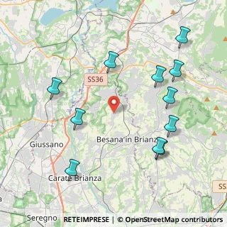 Mappa Via San Mauro, 20838 Renate MB, Italia (4.61636)