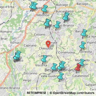 Mappa Via San Mauro, 20838 Renate MB, Italia (2.73)