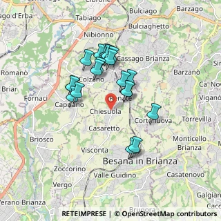 Mappa Via San Mauro, 20838 Renate MB, Italia (1.4845)