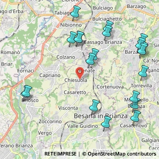 Mappa Via San Mauro, 20838 Renate MB, Italia (2.7235)