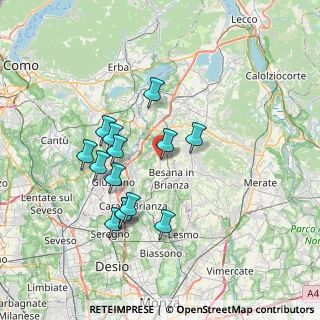 Mappa Via San Mauro, 20838 Renate MB, Italia (6.60071)