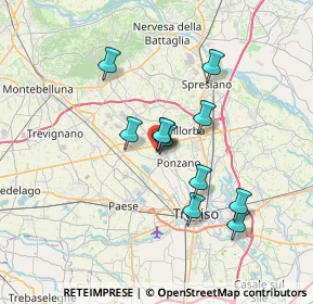 Mappa Via Enrico Dandolo, 31050 Ponzano Veneto TV, Italia (5.57909)