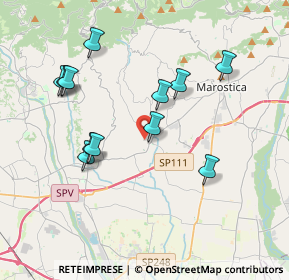 Mappa Via Angelo Carli, 36064 Mason Vicentino VI, Italia (3.68167)