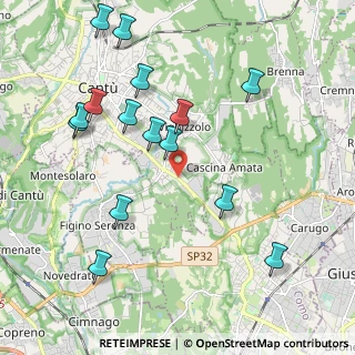 Mappa Via Mantegna Andrea, 22063 Cantù CO, Italia (2.24133)