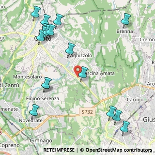 Mappa Via Mantegna Andrea, 22063 Cantù CO, Italia (2.76235)