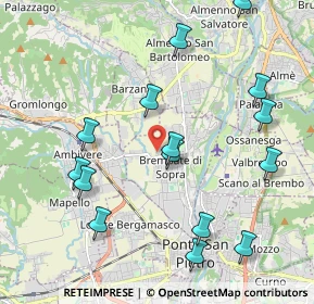 Mappa Via Alessandro Manzoni, 24030 Brembate di Sopra BG, Italia (2.26733)