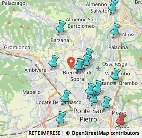 Mappa Via Alessandro Manzoni, 24030 Brembate di Sopra BG, Italia (2.035)