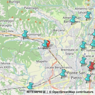 Mappa Strada Provinciale, 24030 Ambivere BG, Italia (3.49538)