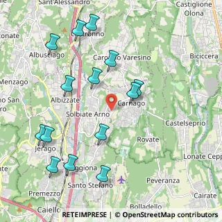 Mappa Via Monte Rosa, 21040 Carnago VA, Italia (2.31214)