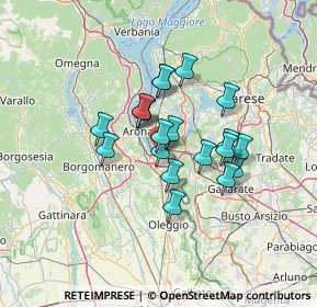 Mappa Via Sempione, 28053 Castelletto sopra Ticino NO, Italia (9.852)