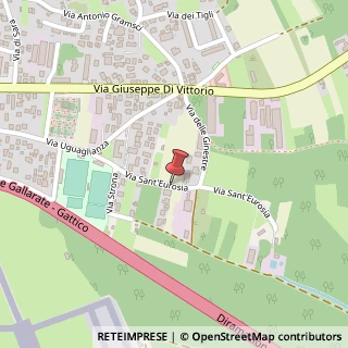 Mappa Via Sant'Eurosia, 57, 21029 Vergiate, Varese (Lombardia)