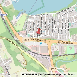 Mappa Via della Chiesetta, Snc, 28053 Castelletto sopra Ticino, Novara (Piemonte)