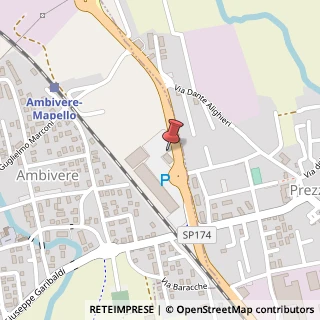 Mappa Sp342, 24030 Ambivere, Bergamo (Lombardia)