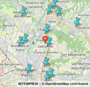 Mappa Vicolo Lupi, 24030 Valbrembo BG, Italia (2.35308)