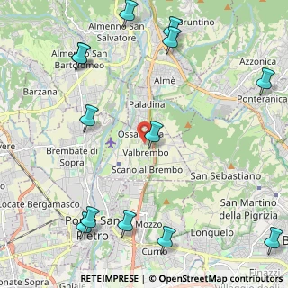 Mappa Vicolo Lupi, 24030 Valbrembo BG, Italia (2.97154)