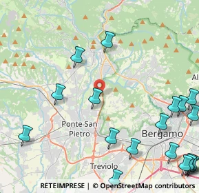 Mappa Via alla Quisa, 24030 Valbrembo BG, Italia (6.435)