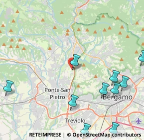 Mappa Via alla Quisa, 24030 Valbrembo BG, Italia (5.85273)