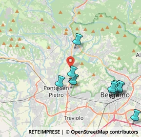 Mappa Via alla Quisa, 24030 Valbrembo BG, Italia (5.385)