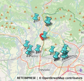 Mappa Via alla Quisa, 24030 Valbrembo BG, Italia (3.72)