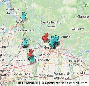Mappa Via alla Quisa, 24030 Valbrembo BG, Italia (10.43429)