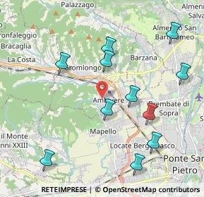 Mappa 24030 Ambivere BG, Italia (2.18455)