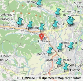 Mappa 24030 Ambivere BG, Italia (2.384)